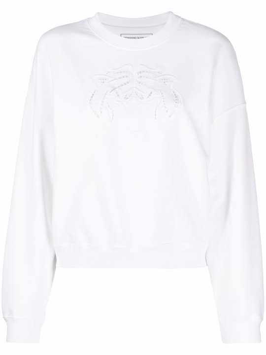 cut-out embroidered tiger sweatshirt展示图