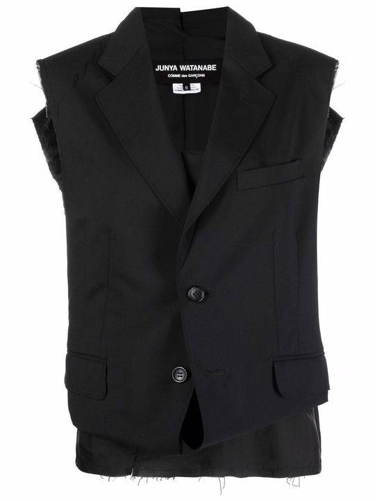 frayed-edge waistcoat展示图