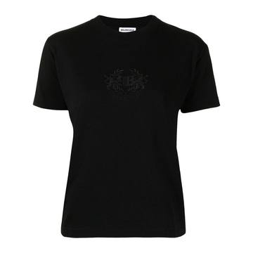 logo crest-embroidered T-shirt