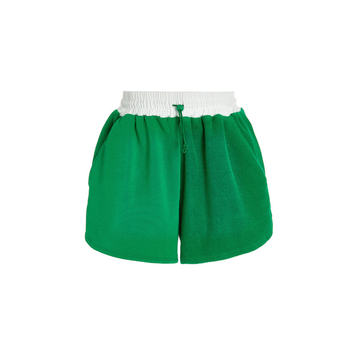 French Terry Drawstring Track Shorts