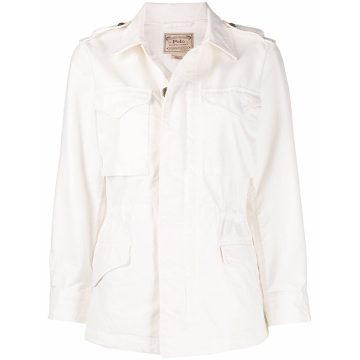 four-pocket cotton military jacket