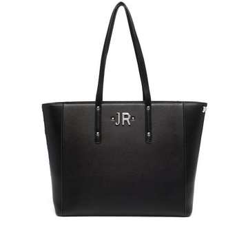 logo-print tote bag