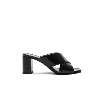 Leather Loulou Pin Mules