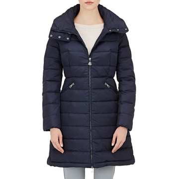 Down-Quilted Flammette Coat
