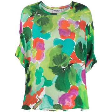 abstract-print T-Shirt