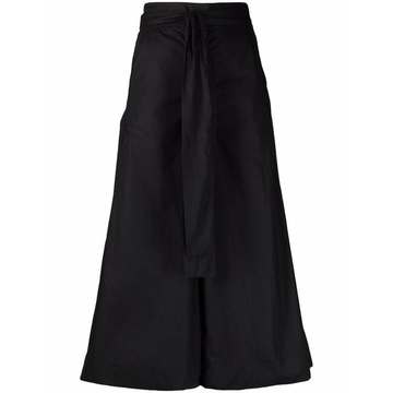 high-rise wide-leg trousers