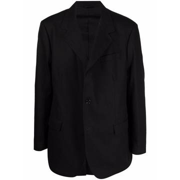 single-breasted boxy blazer