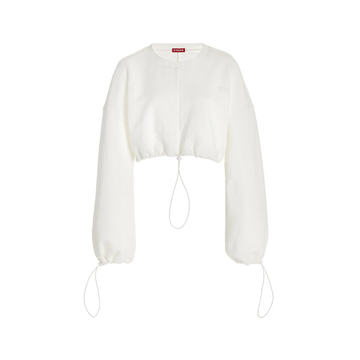 Bungee Cropped Frech Terry Sweatshirt