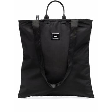 logo-plaque tote bag