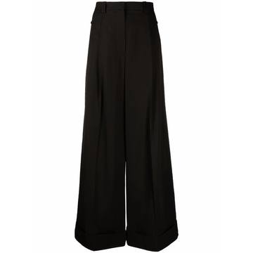 high-waist palazzo pants