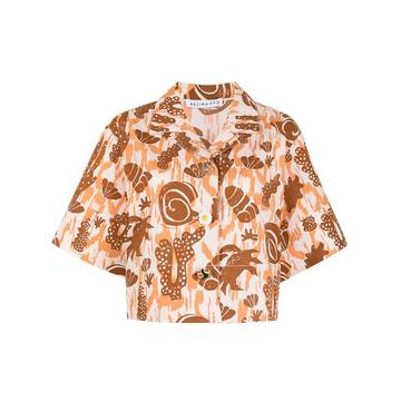 shell-print shirt