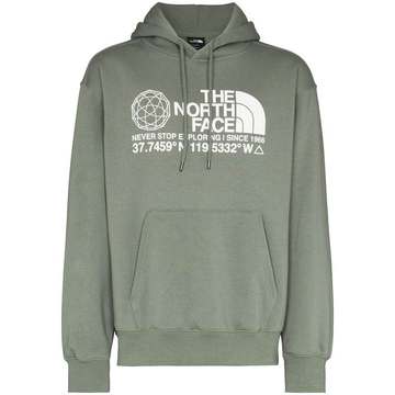 Coordinates logo-print hoodie