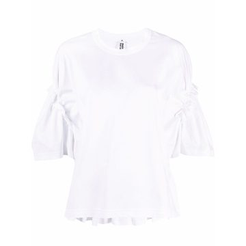 ruffle-detail T-shirt