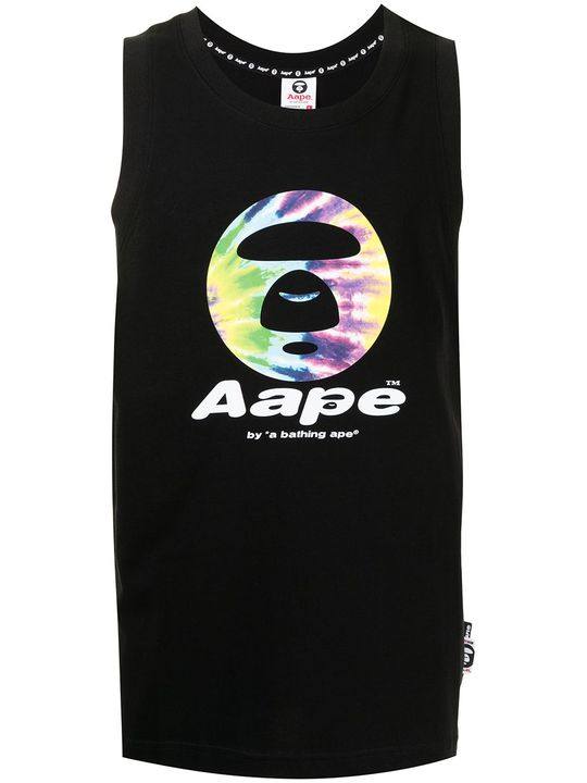 logo-print tank top展示图