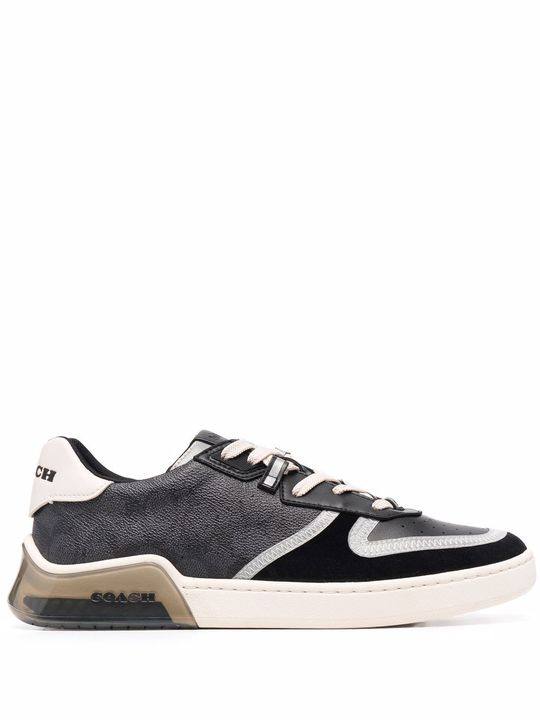 low-top lace-up trainers展示图