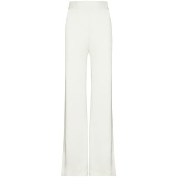 high-waisted tailored trousers