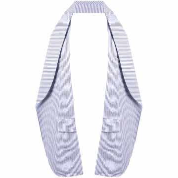 striped halterneck waistcoat