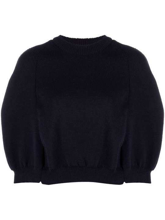 long-sleeve knitted jumper展示图