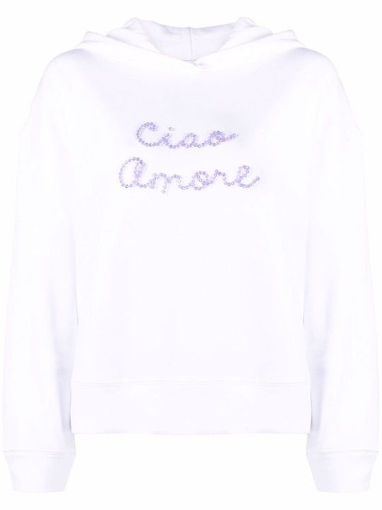 Ciao Amore slogna hoodie展示图