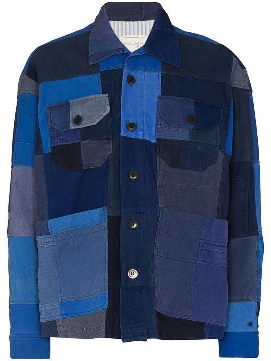 French Artist patchwork jacket展示图