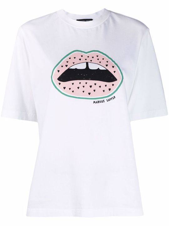 love heart lips T-shirt展示图