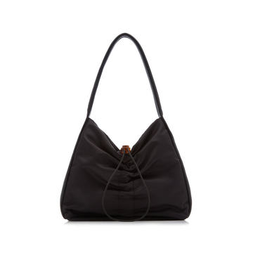 Felix Ruched Nylon Shoulder Bag