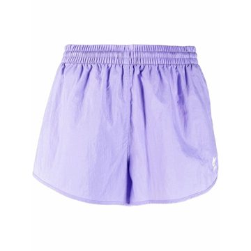 elasticated-waistband shorts