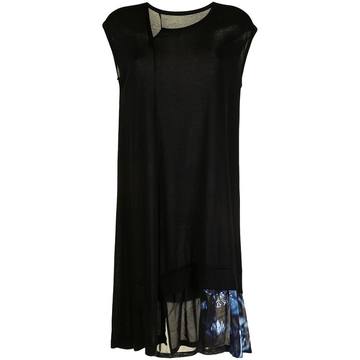 asymmetric draped dress