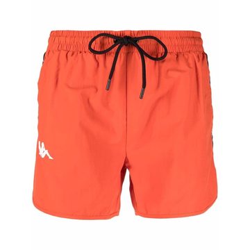 Coney logo-tape swim short