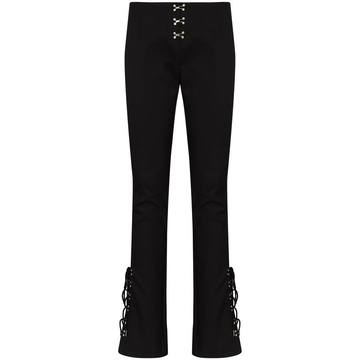 Hook flared trousers