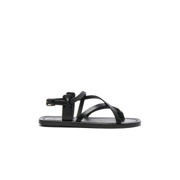 Leather Nu Pieds Strappy Sandals