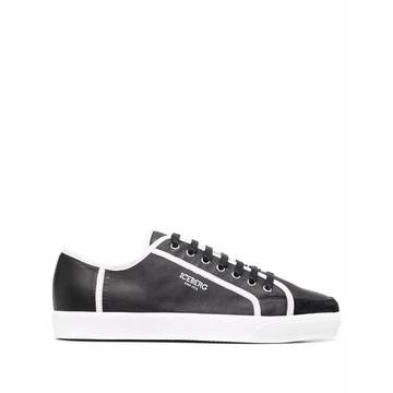 logo-print low-top sneakers