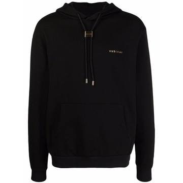 logo-plaque hoodie