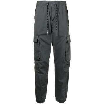 drawstring cargo trousers