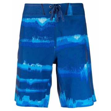 tie-dye swim shorts