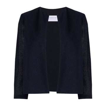 slim-fit knitted jacket