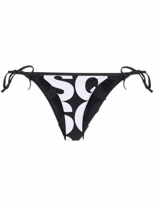 logo-print bikini bottoms展示图