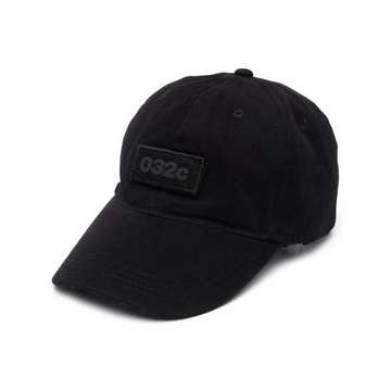 logo-patch cotton baseball cap