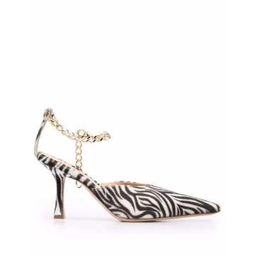 zebra-print pumps