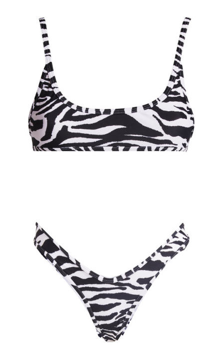 Zebra-Printed Bikini展示图