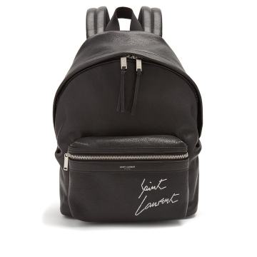 City mini leather backpack