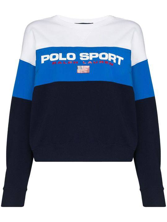 POLO FLC SWTSHRT W LOG FRNT CLRBLK STRP展示图