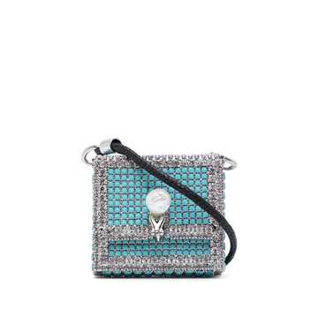 crystal embellished mini bag