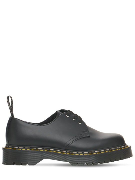 “DR MARTENS BEX SOLE”皮革德比鞋展示图