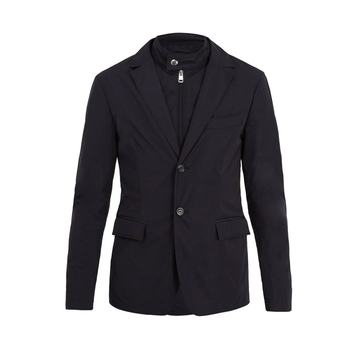 Detachable funnel-neck jacket