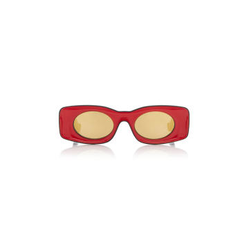 Paula's Ibiza Square-Frame Acetate Sunglasses