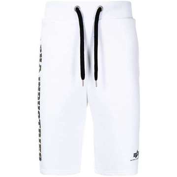 drawstring logo-print shorts