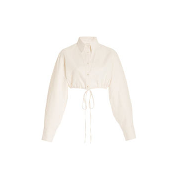 Exclusive Cropped Linen Shirt