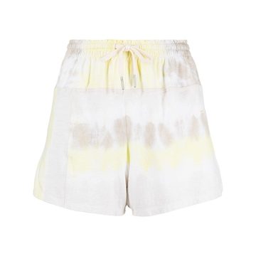 reconstructed tie dye shorts