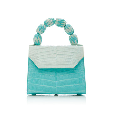 Lilly Small Fiesta Handle Crocodile Bag